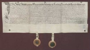 Georg Simon, gewesener Hofprediger zu Carlsburg, verkauft an Markgraf Carl II. von Baden-Durlach sein Haus in der Kirchgasse zu Durlach um 500 fl.
