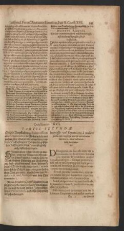 Constitutio XVI.