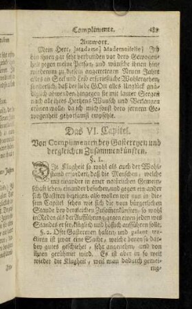 189-203, Das VI. Capitel.