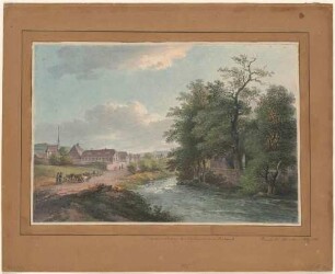 Dorf Plauen bei Dresden mit der Sommerwohnung des Hofpredigers Christoph Ammon