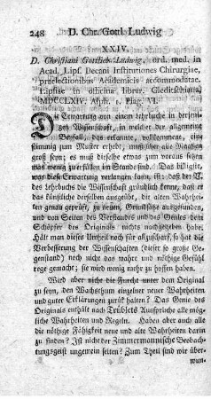 Institutiones chirurgiae.
