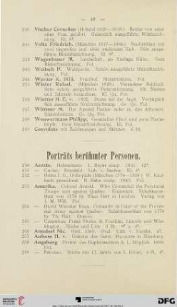 Porträts berühmter Personen (Nr. 250-551)