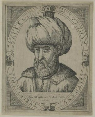 Bildnis des Sultans Soliman II. des Prächtigen