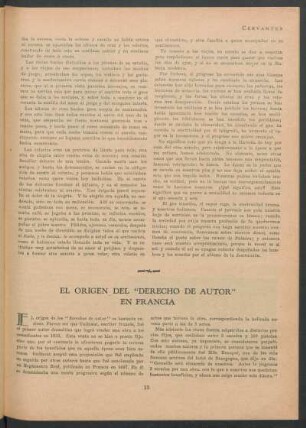El origen del "Derecho de autor" en Francia