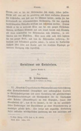 65-108 Socialismus und Socialreform : zweiter Artikel