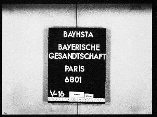Neuaufstellung des Haushalts für das bayerische Staatsministerium des Königlichen Hauses und des Äußeren