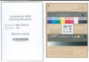 Entnazifizierung Ludwig Spaniol , geb. 01.08.1903 (Polizist)