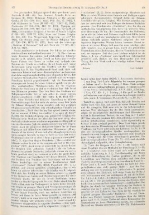 178-179 [Rezension] Corpus cultus deae Syriae