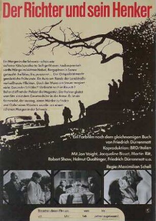 Der Richter und sein Henker