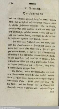 XI Vortheil. Queckenrechen