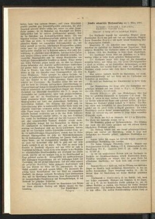 Fünfte ordentliche Versammlung am 5. März 1881