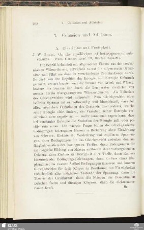 7. Cohäsion und Adhäsion