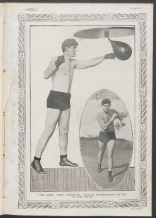 Luis Ángel Firpo, argentino, campeón suramericano de box, de peso pesado