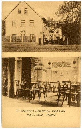 Theißen. K. Meltzer`s Cafe