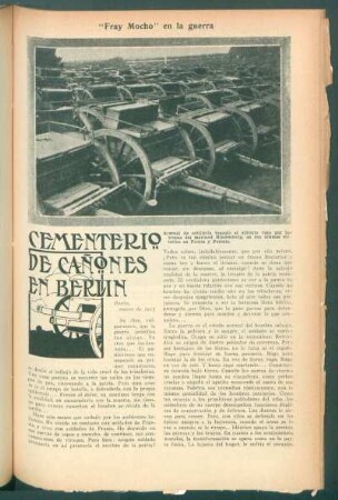 "Fray Mocho" en la guerra