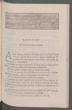 Capítulo XXV - El poder del amor