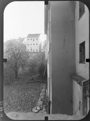 Görlitz-Altstadt, Neißstraße 30. Wohnhaus (Kulturhistorisches Museum Görlitz, 1726-1729). Hofansicht