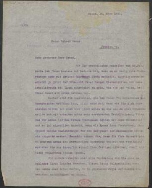 Brief an Robert Oehme : 16.03.1920