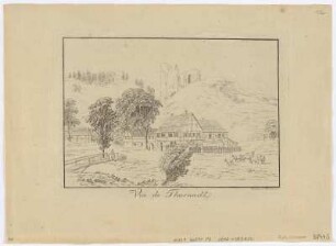 Ansicht von Tharandt, Kupferradierung, um 1790 : Vüe de Tharandt. - Dresden : Brückmann , [um 1790]. - 1 Ansicht : Kupferradierung ; 22 x 16 cm