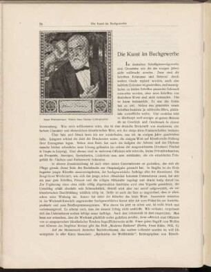Die Kunst im Buchgewerbe