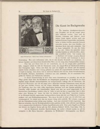 Die Kunst im Buchgewerbe