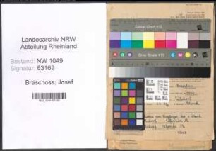 Entnazifizierung Josef Braschoss , geb. 14.01.1891 (Arbeiter)