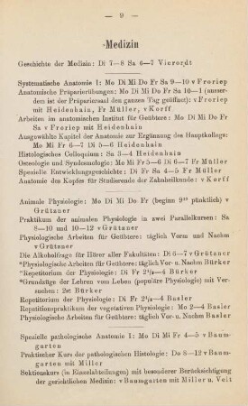9-12, Medizin