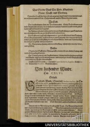 Cap. CXLVI. Von stechender Winde.