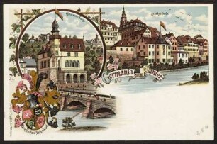 284, Germania sei's Panier! Germania-Haus. Neckarbad.