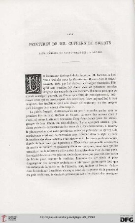 25: Les peintures de MM. Guffens et Swerts dans l'église de Saint-Georges, à Anvers
