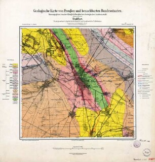 [4135] Stassfurt, Geologische Karte von Preußen und benachbarten Bundesstaaten