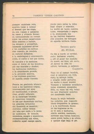 Tercera parte - El Puñal