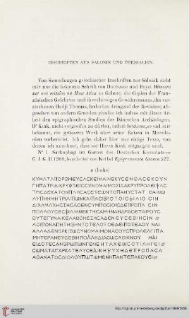 14: Inschriften aus Salonik und Thessalien