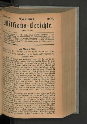 Januar. 1906.
