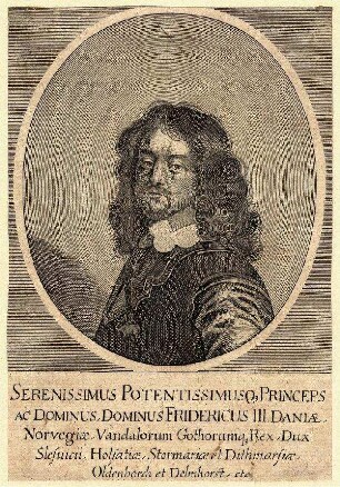 Bildnis von Friedrich III. (1609-1670), König von Dänemark