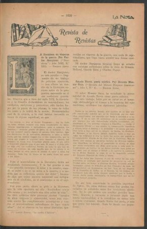 Revista de revistas