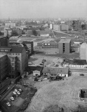 360° Panorama, Bild 3 von 21. Blick vom GSW-Hochhaus. Berlin-Kreuzberg, Charlottenstraße