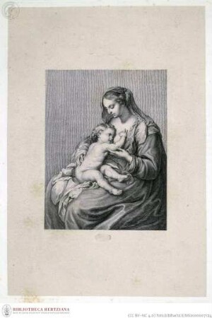 La Reale Galleria di Torino illustrataBand 1.Tafel XXVI.: Maria mit dem Kinde - Volume ITafel XXVI.: Madonna col Bambino