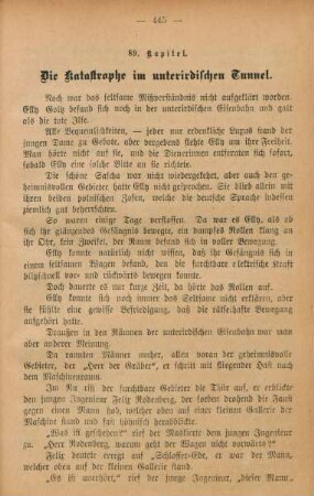 89. Kapitel. Die Katastrophe im unterirdischen Tunnel.