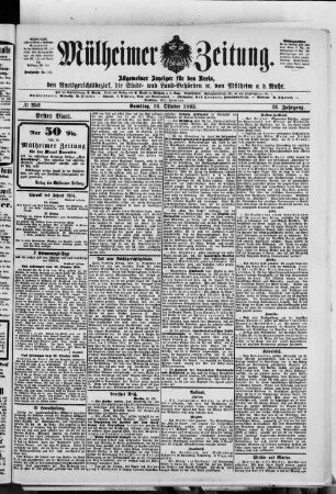 Mülheimer Zeitung. 1894-1933