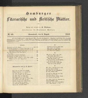 No. 63. 6. August 1853