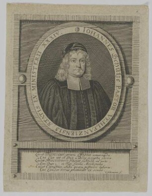 Bildnis des Iohannes Schütze