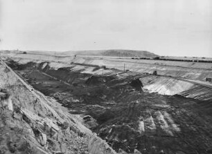 Tagebau Elise II b. Mücheln : Braunkohleabbaugebiet Geiseltal. Tagebau "Elise II" bei Mücheln