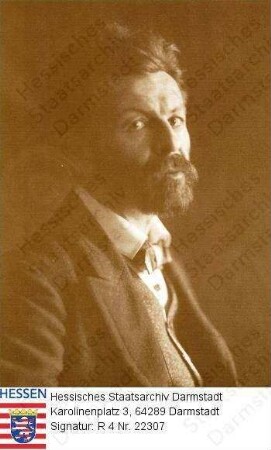 Dehmel, Richard (1863-1920) / Porträt, Brustbild