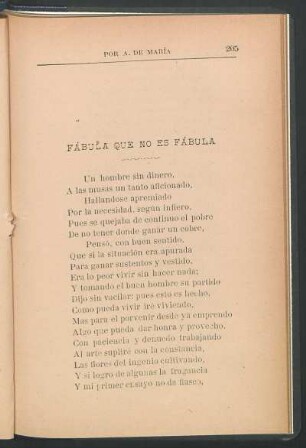 Fábula que no es fábula