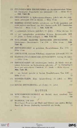 Kupfer (Nr. 136-142)