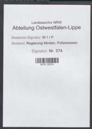 Aufstellung von Einwohnerwehren, Besonderes