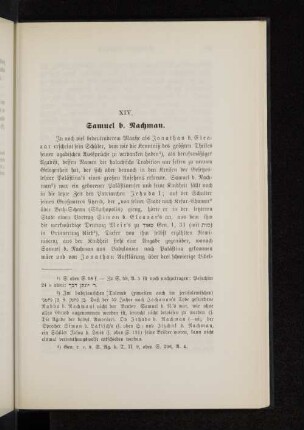 XIV. Samuel b. Nachman.