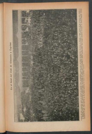En el field del Club de Gimnasia y Esgrima