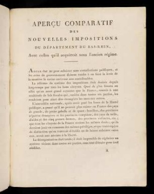 1-11, Aucun état ne peut subsister sans contributions ...